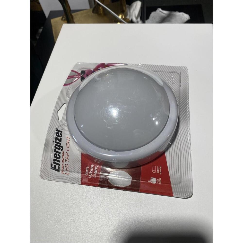 Energizer LED Tap Light Soft White Battery Operated Portable Wireless (NEW)